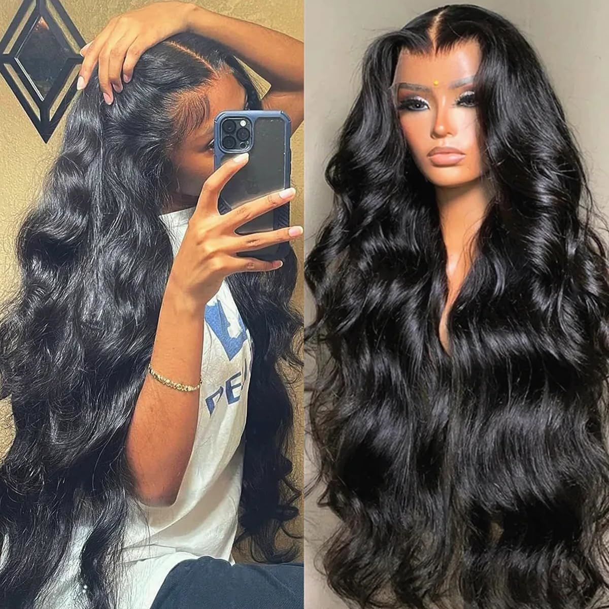 Long Curly Wave Full-head Wigs