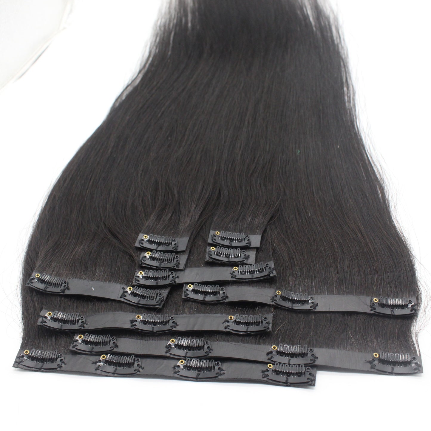 Clip Hair in Human Hair Extensions