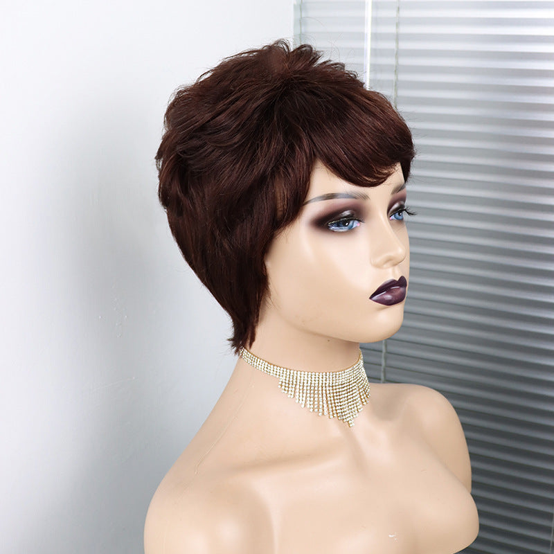 Short Wavy Pixie Cut Wigs