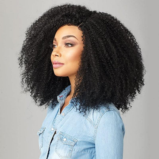 13x4 Afro Kinky Curly Lace Front Human Hair Wigs Cerise Alfie