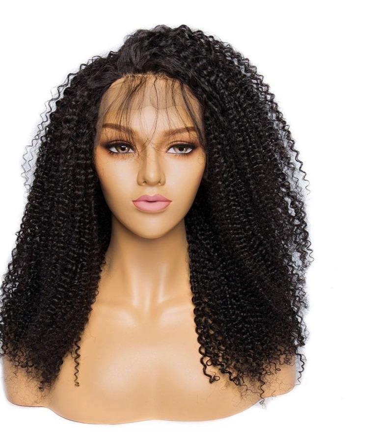 13x4 Afro Kinky Curly Lace Front Human Hair Wigs Cerise Alfie