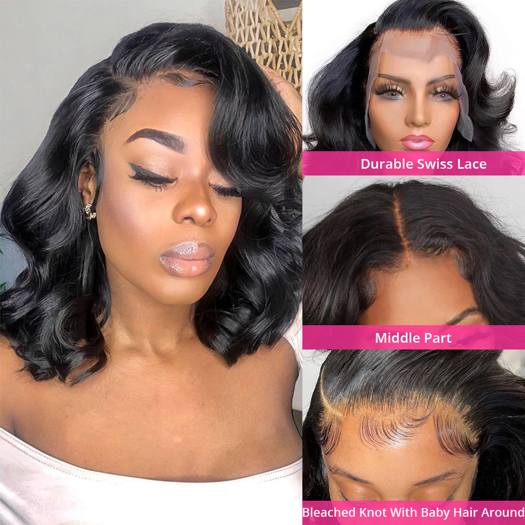 Brazilian Lace Front Bob Wigs