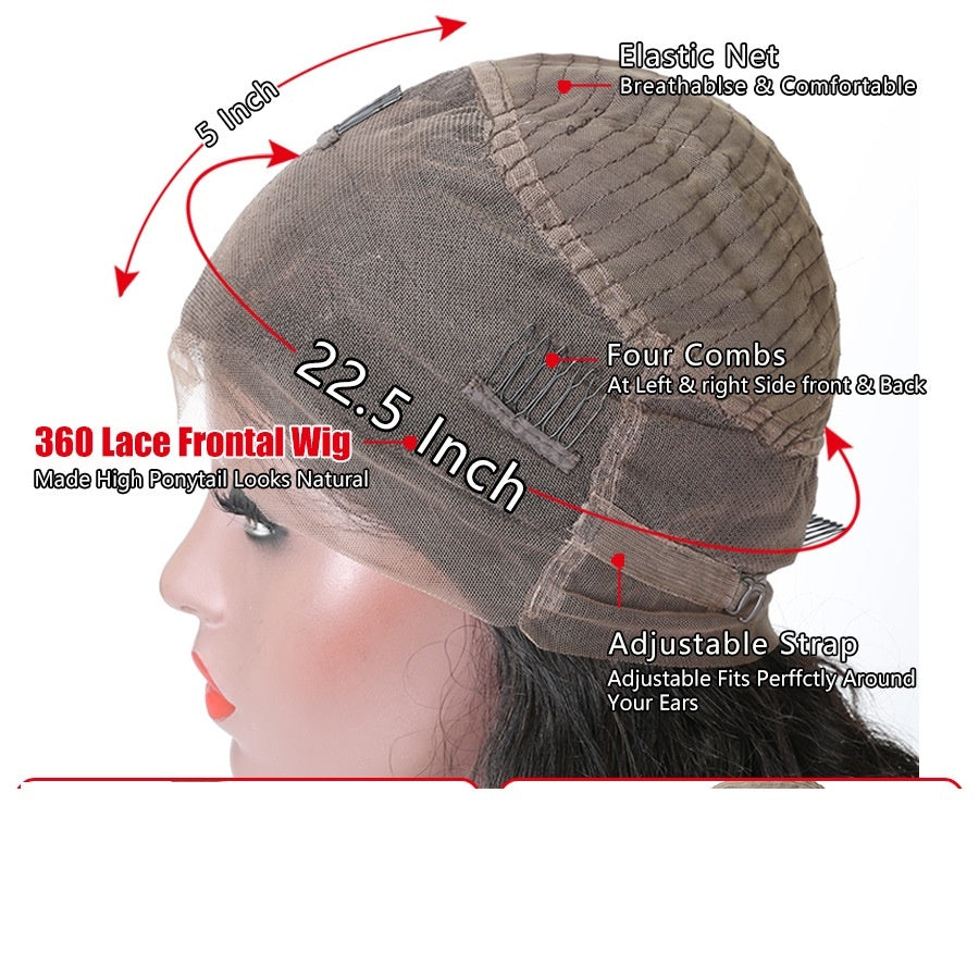 360 Lace Frontal Straight Wigs