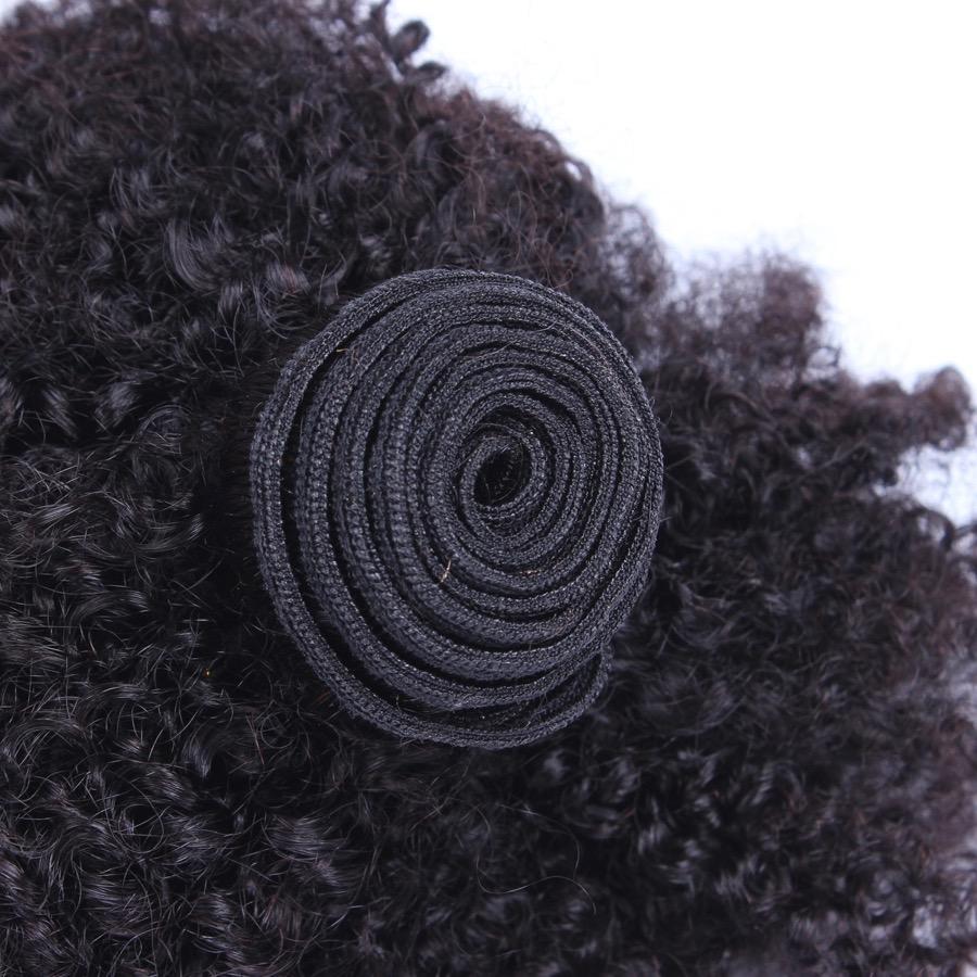 BeuMAX 10A Grade 3/4 Bundles Afro Kinky Curly Brazilian Human Hair Cerise Alfie