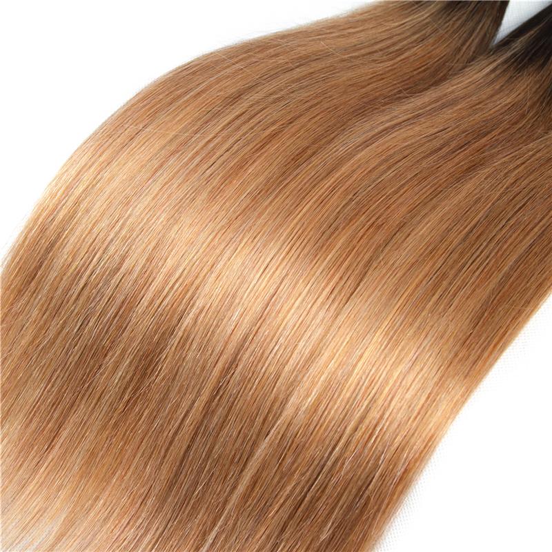 BeuMax 1B/27 Straight Hair BUNDLES with CLOSURES & FRONTALS Cerise Alfie