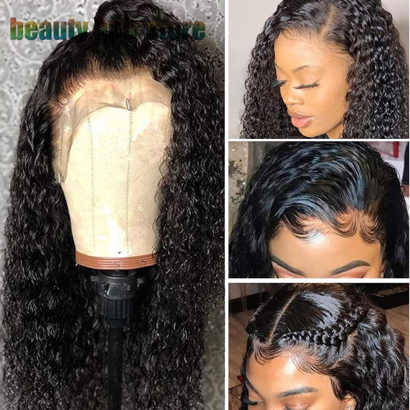 Brazilian Kinky Curly Lace Front Wigs