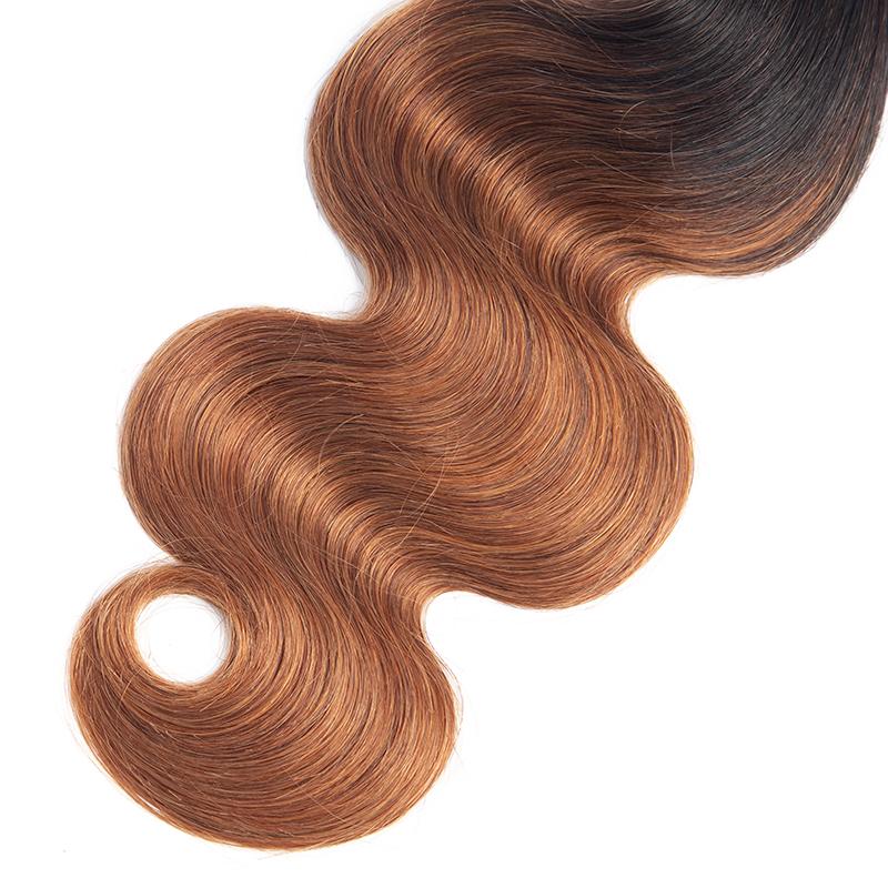 Brazilian body wave Human Hair Bundles T1b 30 Ombre Body Wave Virgin Jade