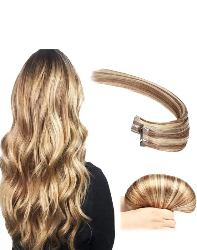 Snap-In Hair Extensions | Quick, Easy, and Seamless Length & Volume Peach Clymene
